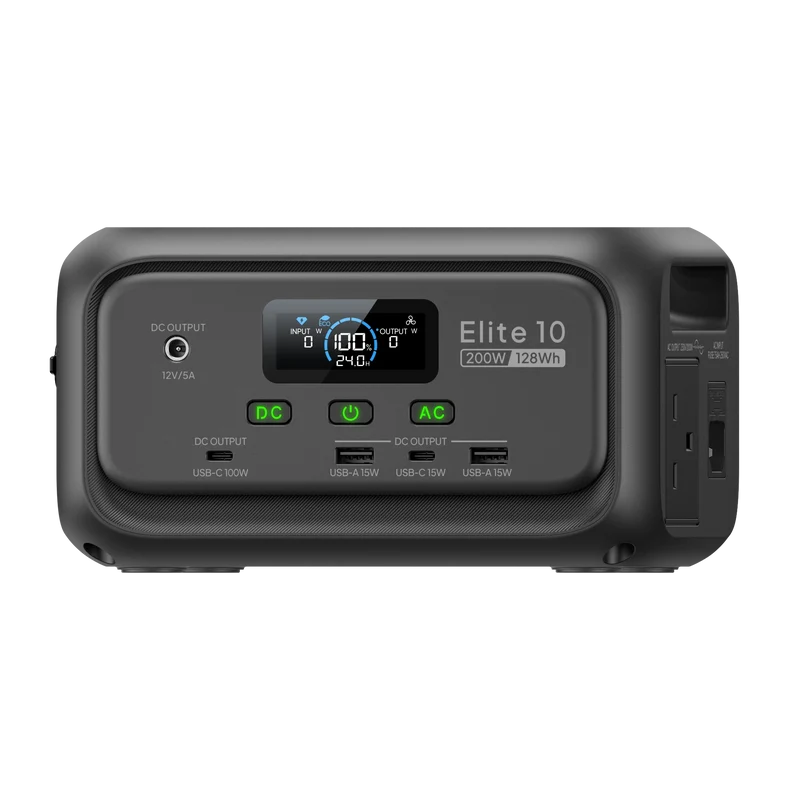 BLUETTI Elite 10 Mini Power Station | 200W 128Wh | UK Plug