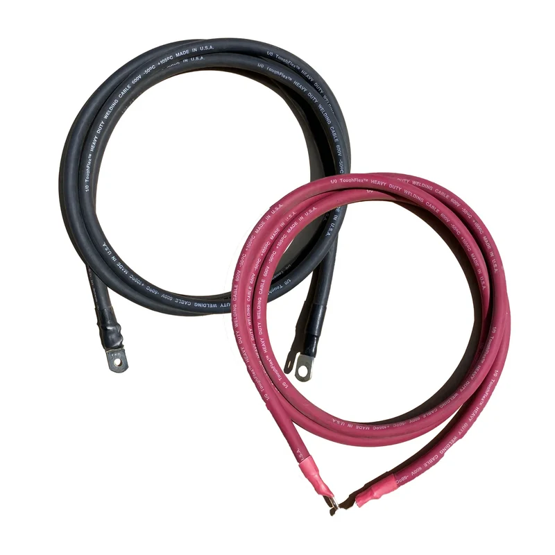 Heavy Duty 2/0 AWG Inverter and Inverter/Charger Cables (Pair) #2/0