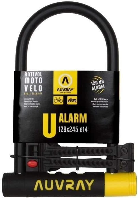 Antivol U Alarme 128 X 235 + Support D.14