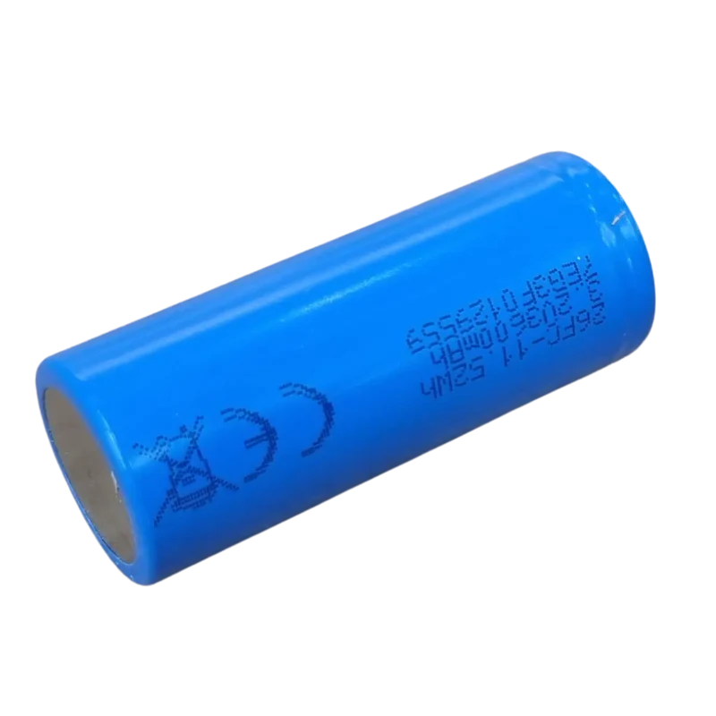 Accu 26650 LiFePO4 3.2V 3600mAh LFP flat top sans pattes