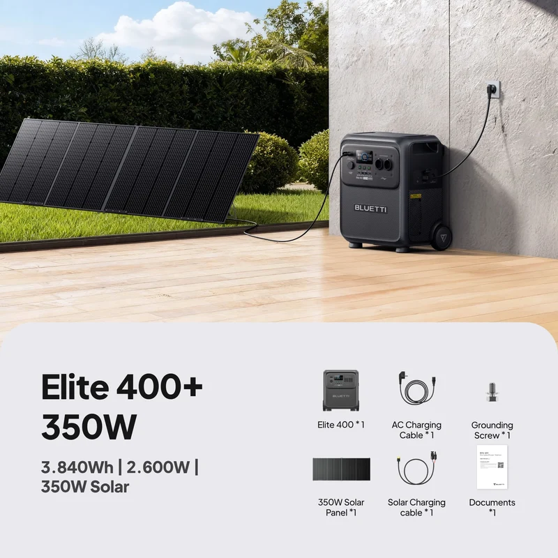 BLUETTI Elite 400 + 2*200W
