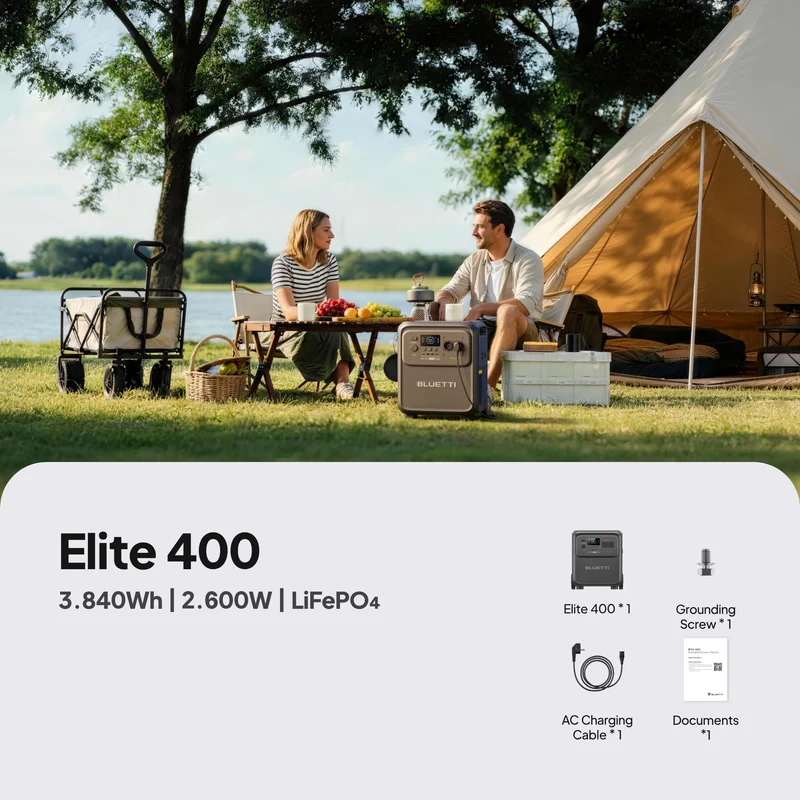 BLUETTI Elite 400 + 2*200W