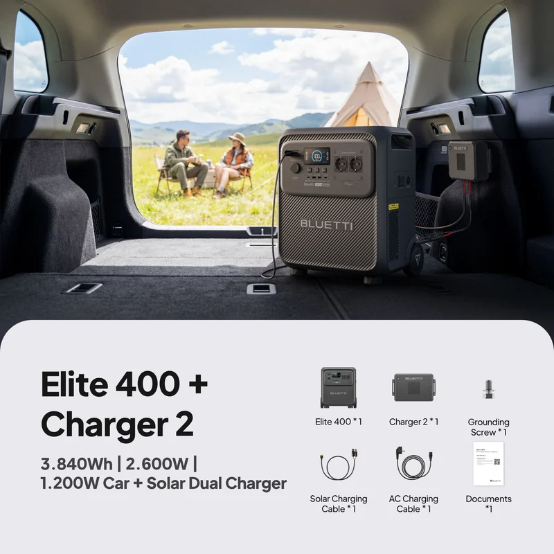 BLUETTI Elite 400 + 2*200W