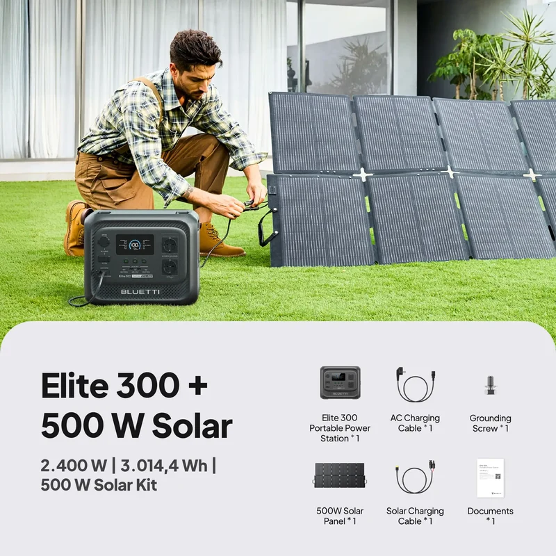BLUETTI Elite 300 + Charger 2