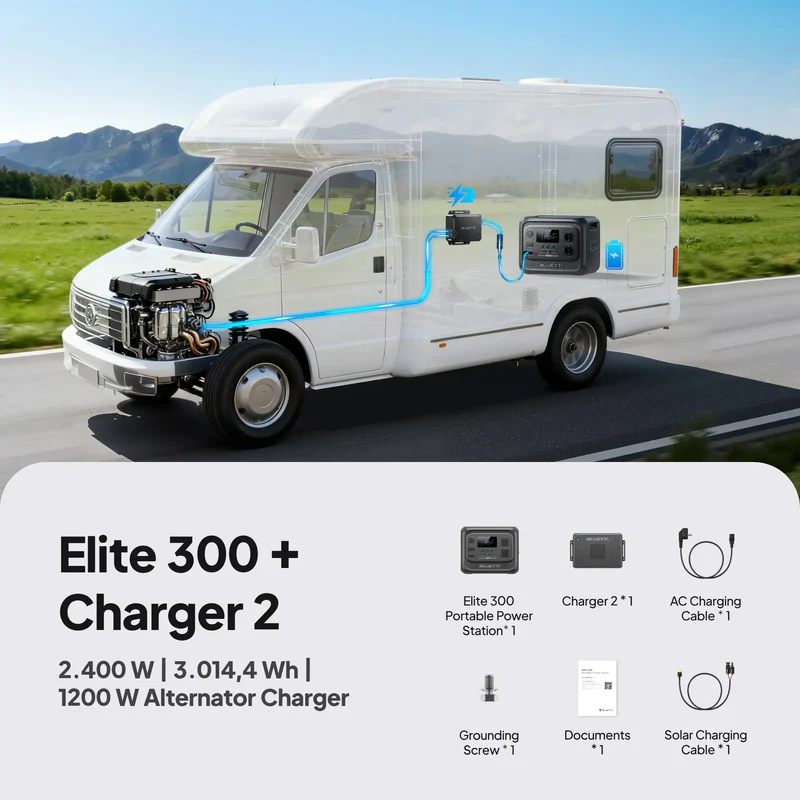 BLUETTI Elite 300 + Charger 2
