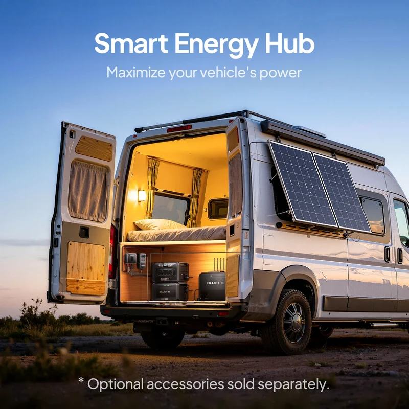 BLUETTI Charger 2 | 1200W Alternator & Solar Dual DC Charger