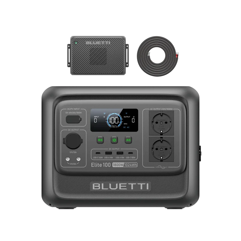 BLUETTI Charger 2 | 1200W Alternator & Solar Dual DC Charger
