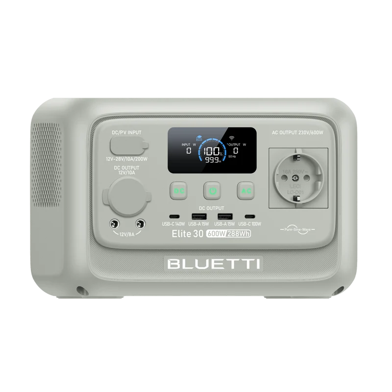 BLUETTI Elite 30 V2 Station électrique portable | 600 W 288 Wh