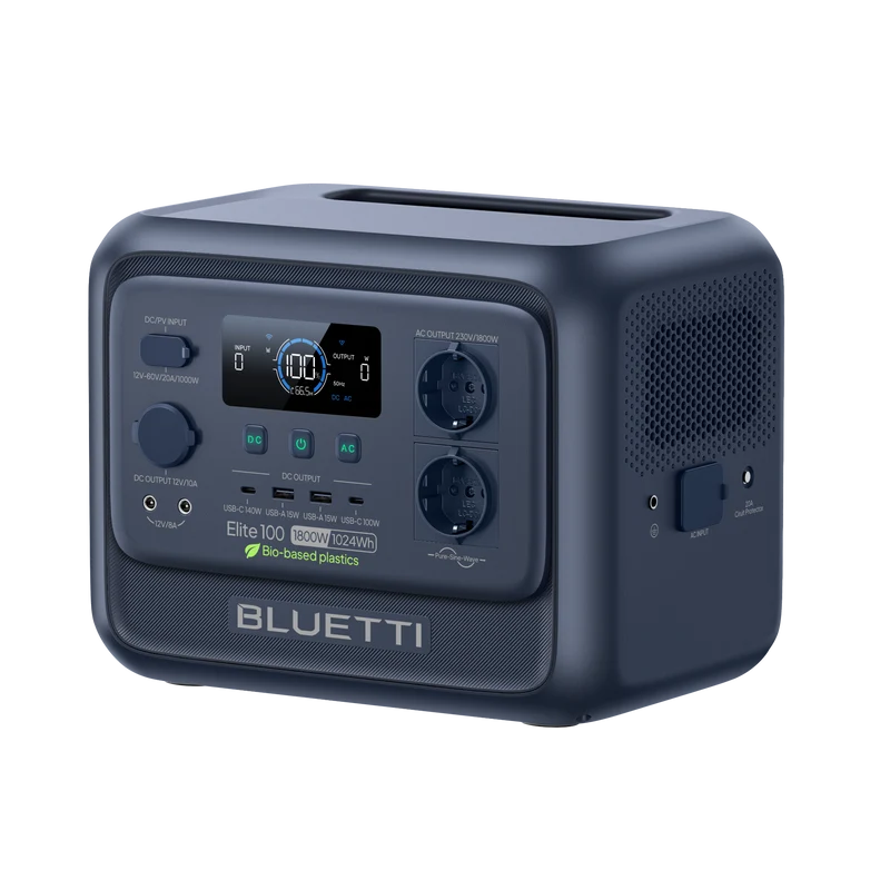 Elite 100 V2 Bio-Based | 1 024 Wh, 1 800 W Station électrique portable