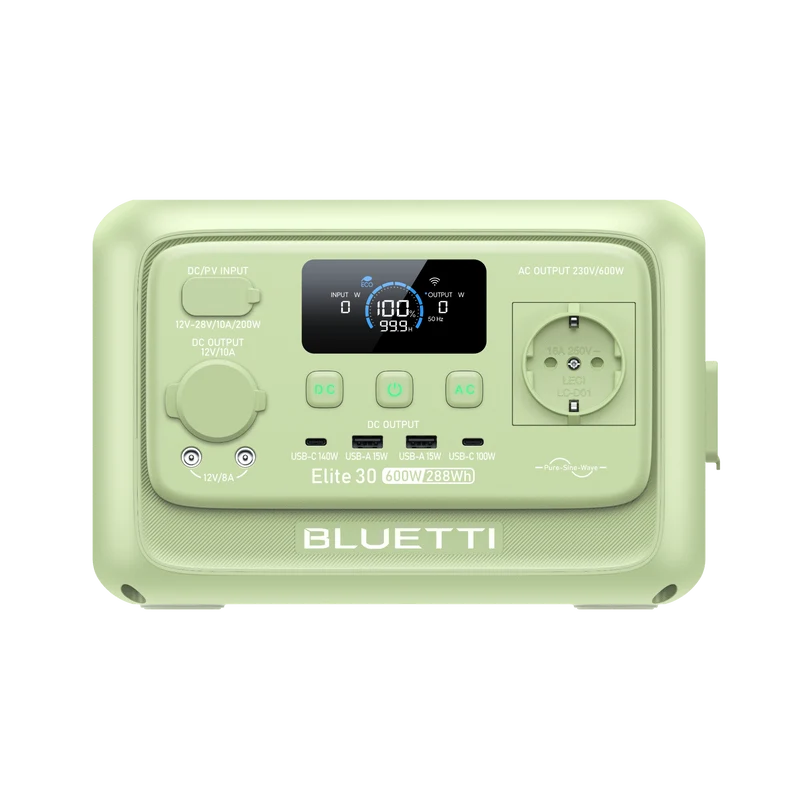 Elite 30 V2 (Vert clair citron) | 600 W 288 Wh Station électrique portable