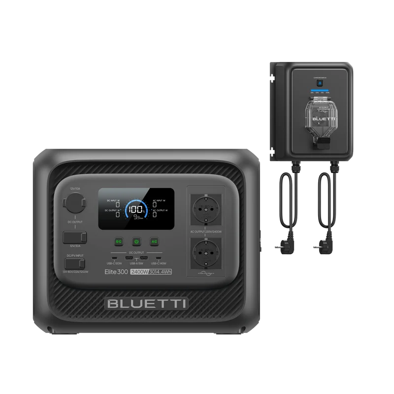 BLUETTI Elite 300 Station d’énergie portable | 2 400 W, 3 014,4 Wh