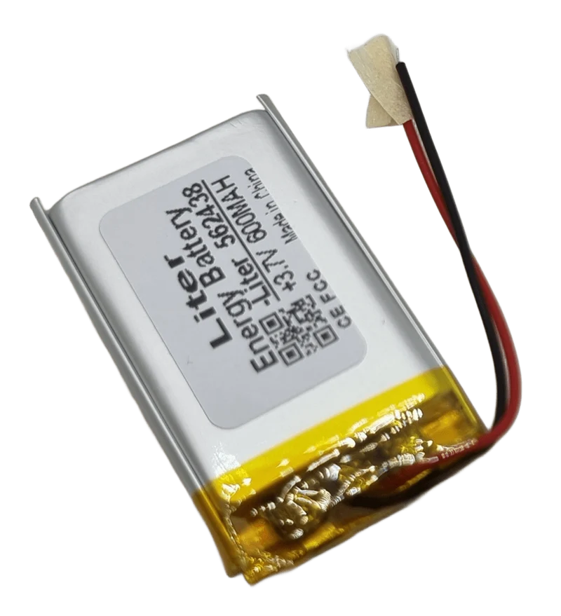 Batterie LiPo 562438 3.7V 600mAh rechargeable avec BMS intégré