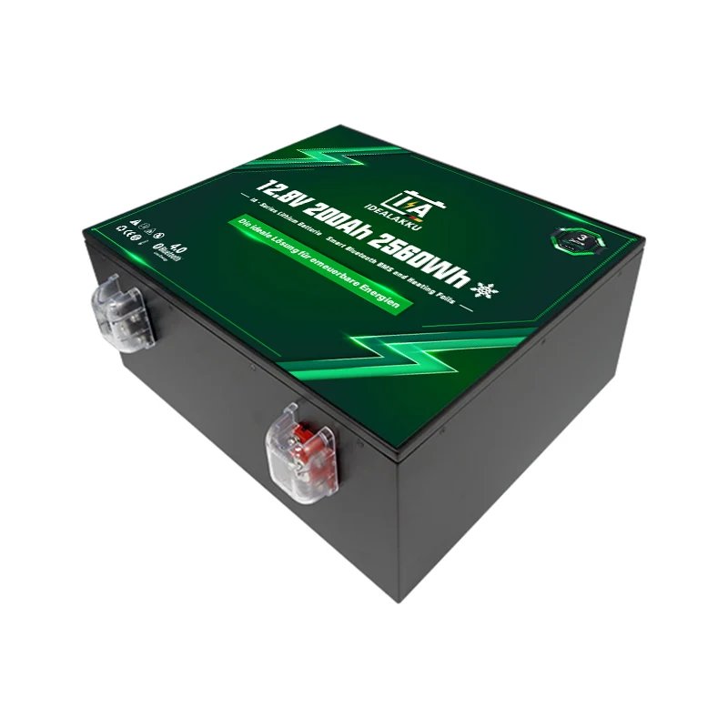 Batterie Lithium LiFePO4 12.8V 200Ah IDEALAKKU IA-12-200H – Remplacement AGM / GEL