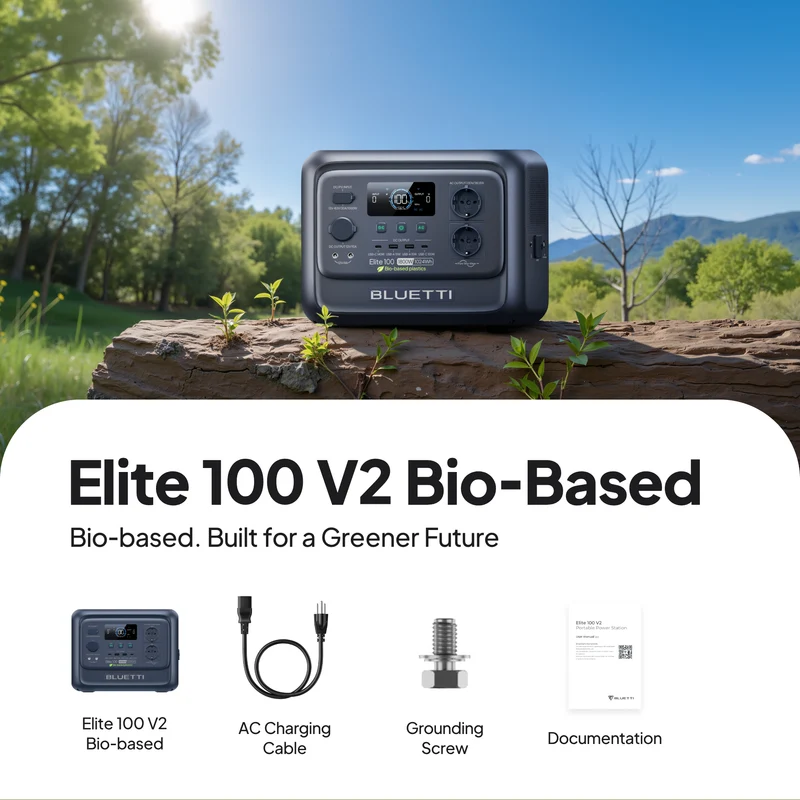 BLUETTI Elite 100 V2 Bio-based