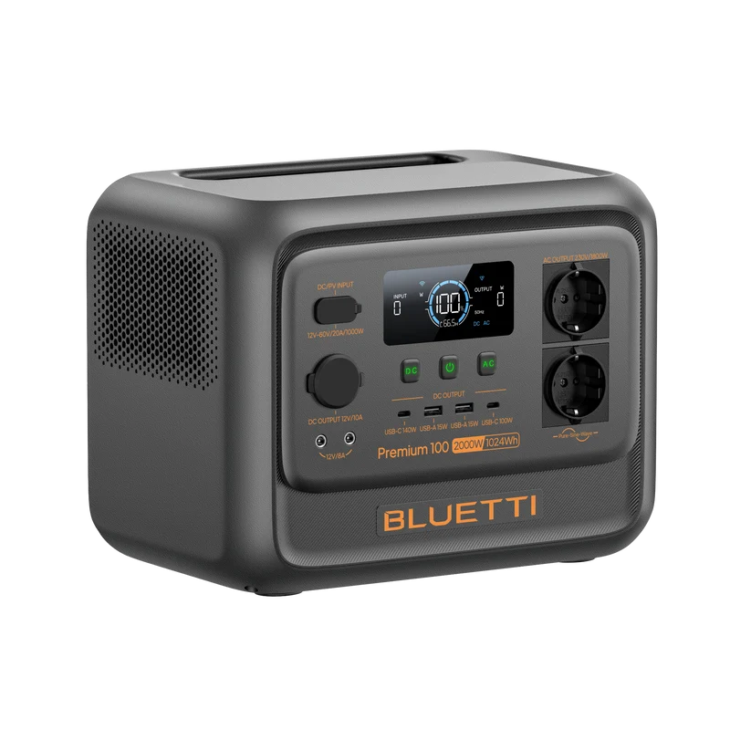 BLUETTI Premium 100 V2 Portable Power Station | 2.000W 1.024Wh
