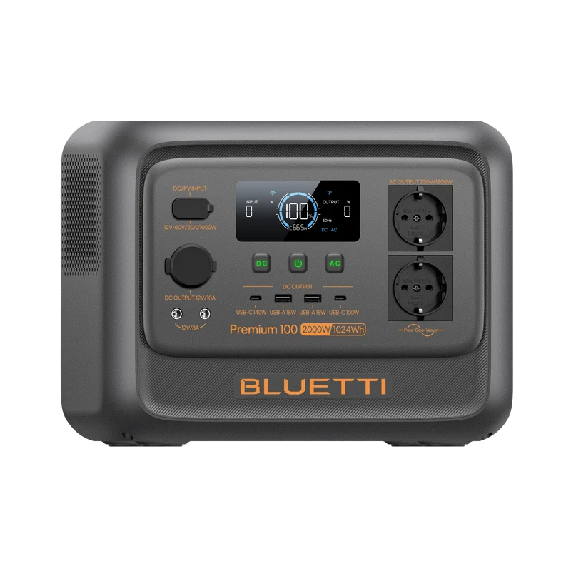 BLUETTI Premium 100 V2 Portable Power Station | 2.000W 1.024Wh