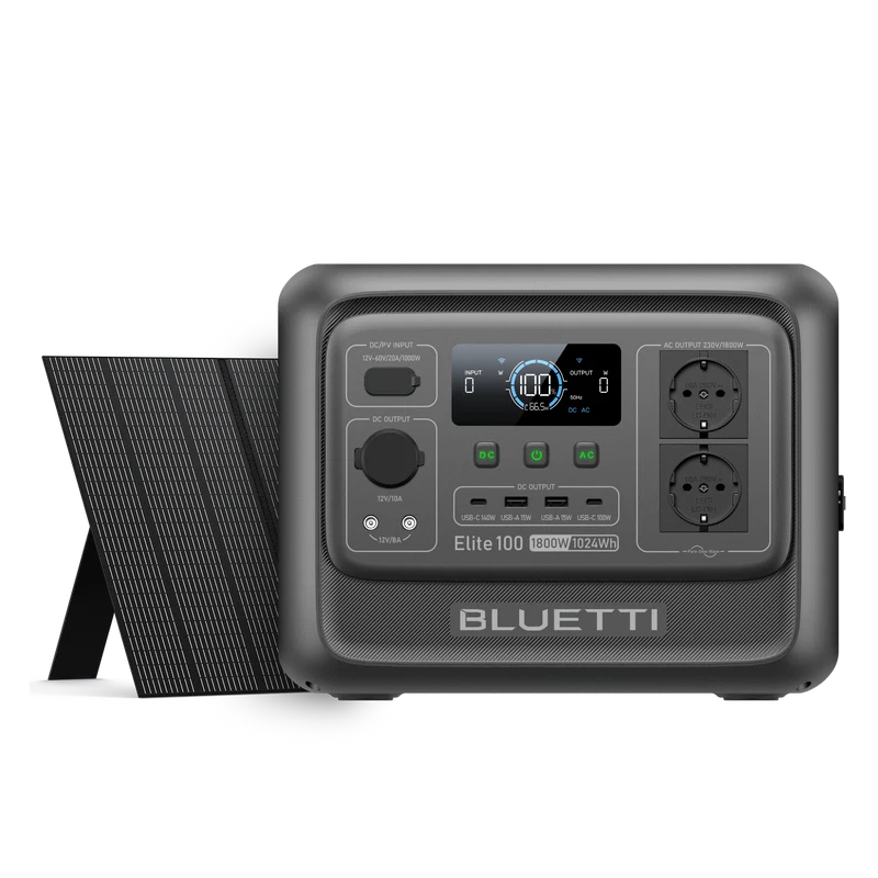 BLUETTI Elite 100 V2 Портативна Електростанція | 1800 Вт 1024 Вт·год (Ukraine)