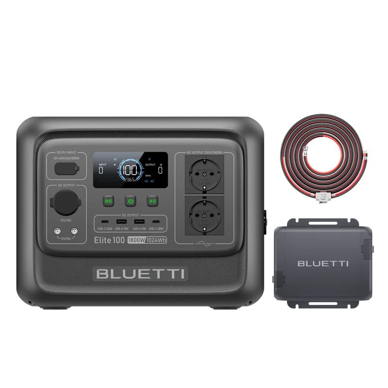 BLUETTI Elite 100 V2 Портативна Електростанція | 1800 Вт 1024 Вт·год (Ukraine)