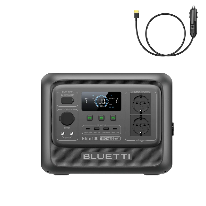 BLUETTI Elite 100 V2 Портативна Електростанція | 1800 Вт 1024 Вт·год (Ukraine)