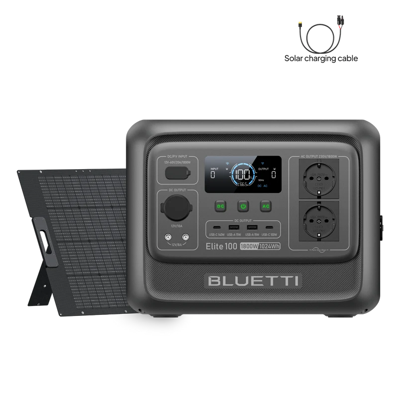 BLUETTI Elite 100 V2 Портативна Електростанція | 1800 Вт 1024 Вт·год (Ukraine)