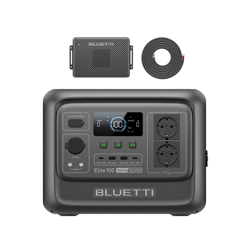 BLUETTI Elite 100 V2 Station électrique portable | 1 800 W, 1 024 Wh