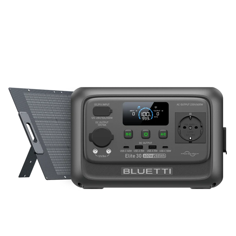BLUETTI Elite 30 V2 Station électrique portable | 600 W 288 Wh