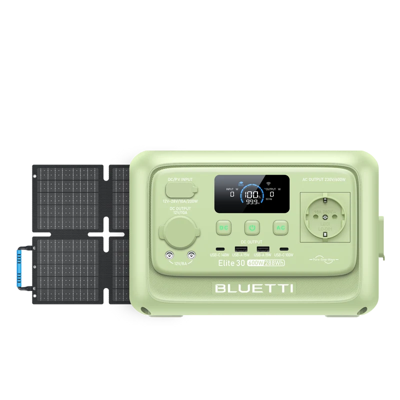 BLUETTI Elite 30 V2 Station électrique portable | 600 W 288 Wh