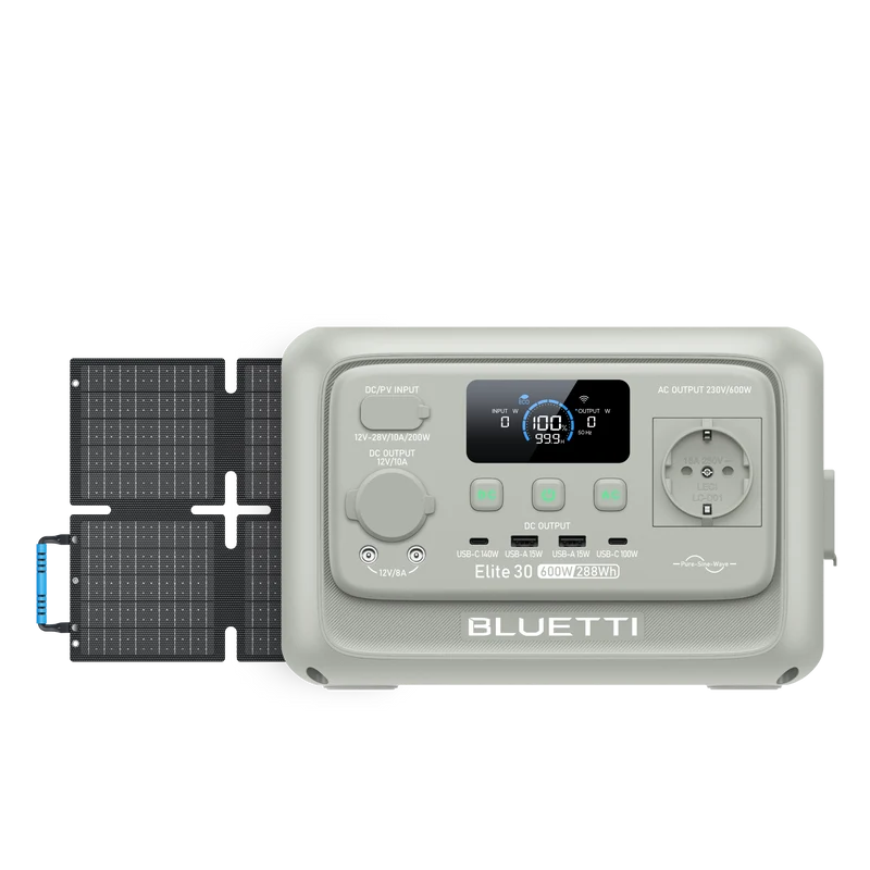 BLUETTI Elite 30 V2 Station électrique portable | 600 W 288 Wh