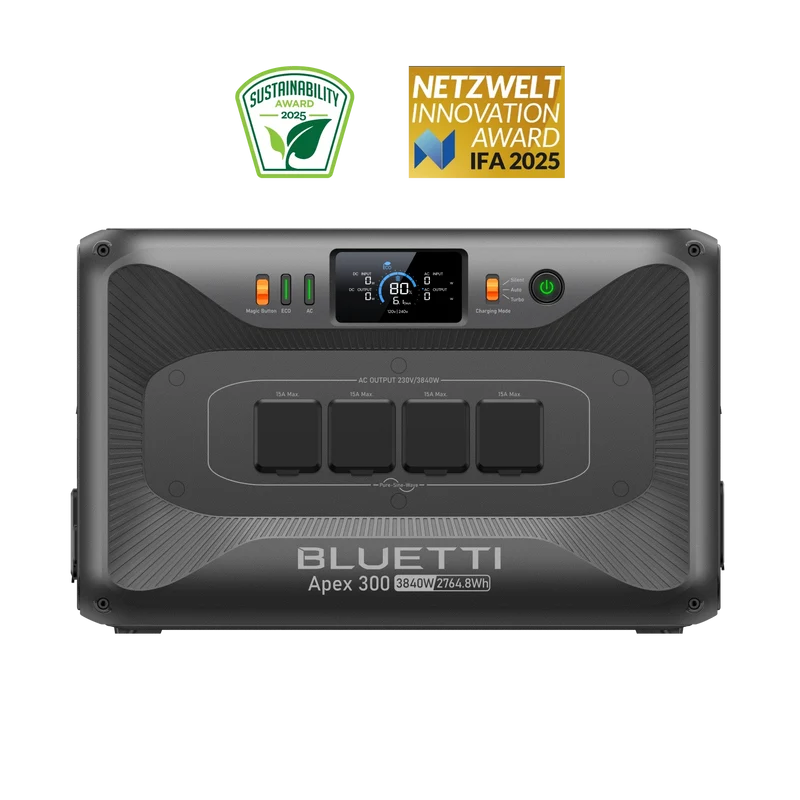 BLUETTI Apex 300 Station d'alimentation polyvalente | 3 840 W, 2 764,8 Wh
