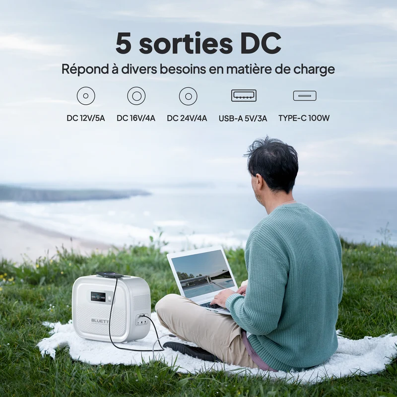 BLUETTI X60 Batterie externe CPAP de 614 Wh（test）