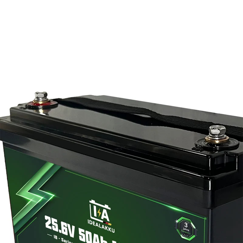 Batterie Lithium LiFePO4 24V 50Ah IDEALAKKU IB-24-50 Bluetooth BMS intégré – Remplacement AGM Gel