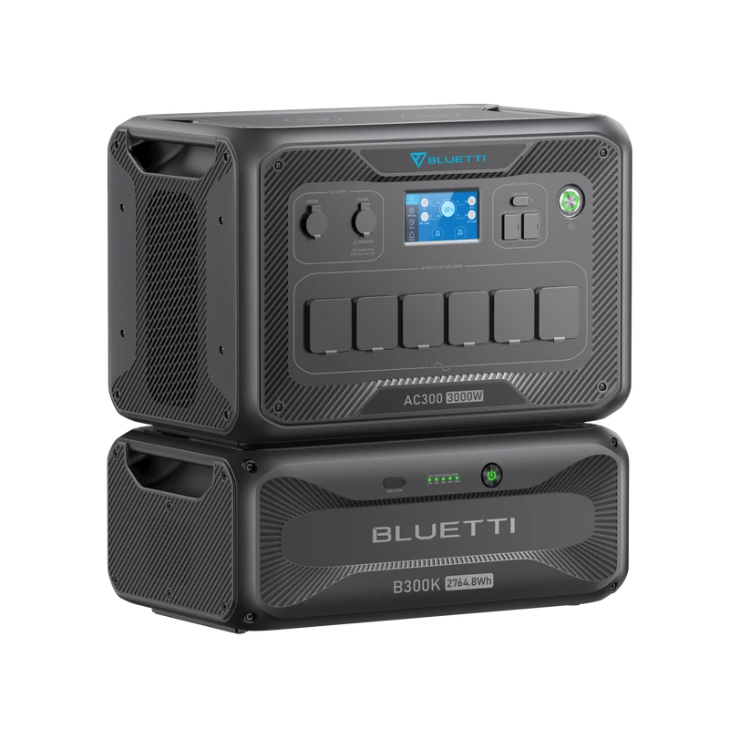 BLUETTI AC300+B300K+350W Solar Generator Kit