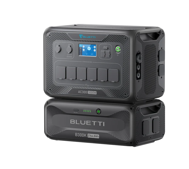 BLUETTI AC300+B300K+350W Solar Generator Kit