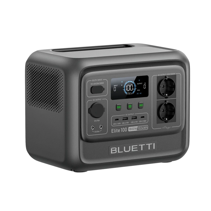 BLUETTI Elite 100 V2 Station électrique portable | 1 800 W, 1 024 Wh