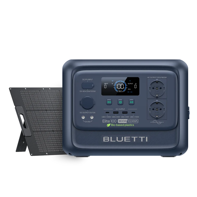 BLUETTI Elite 100 V2 Station électrique portable | 1 800 W, 1 024 Wh