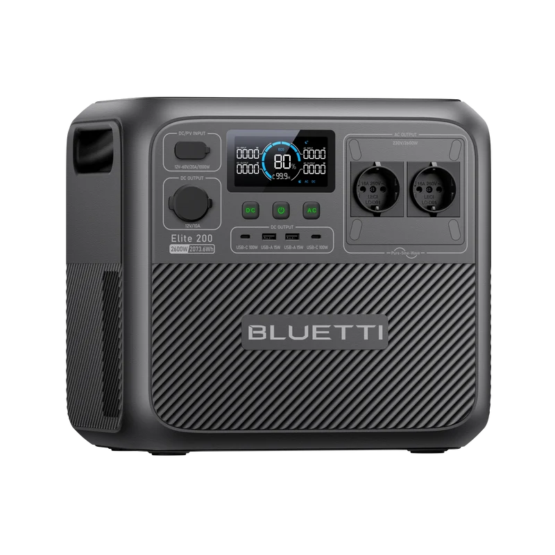 BLUETTI Elite 200 V2 Station électrique portable | 2073,6 Wh 2600 W（AMZ）