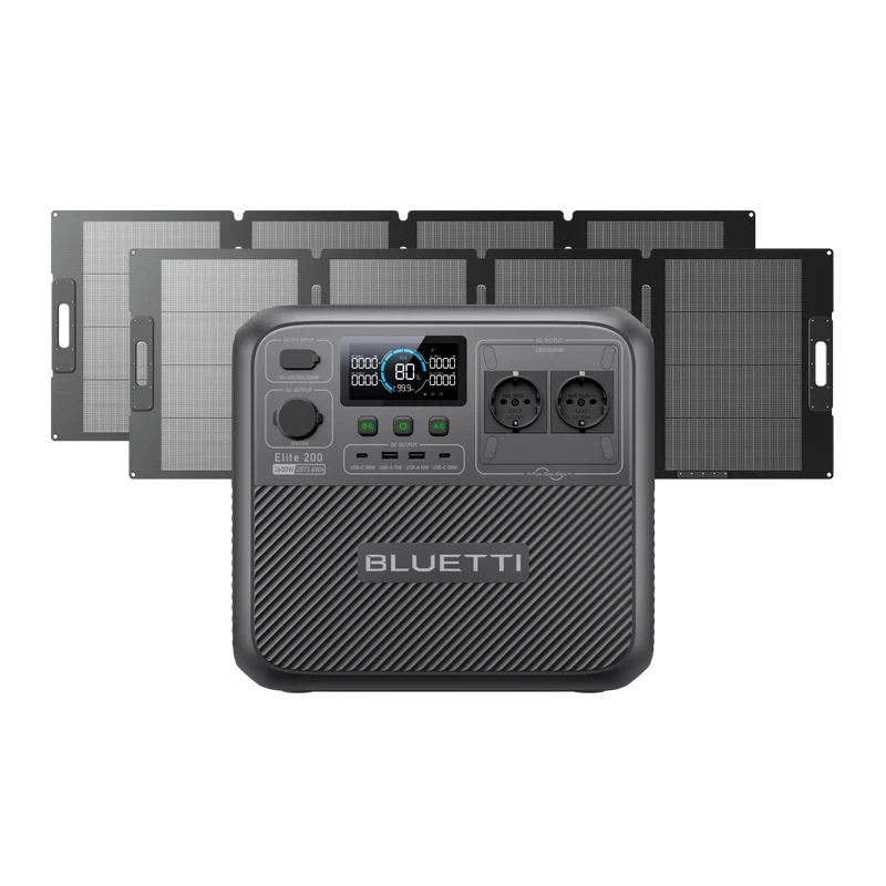 BLUETTI Elite 200 V2 Station électrique portable | 2073,6 Wh 2600 W（AMZ）
