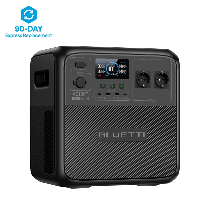 BLUETTI AC180T Power Station | 1 800 W / 1 433 Wh