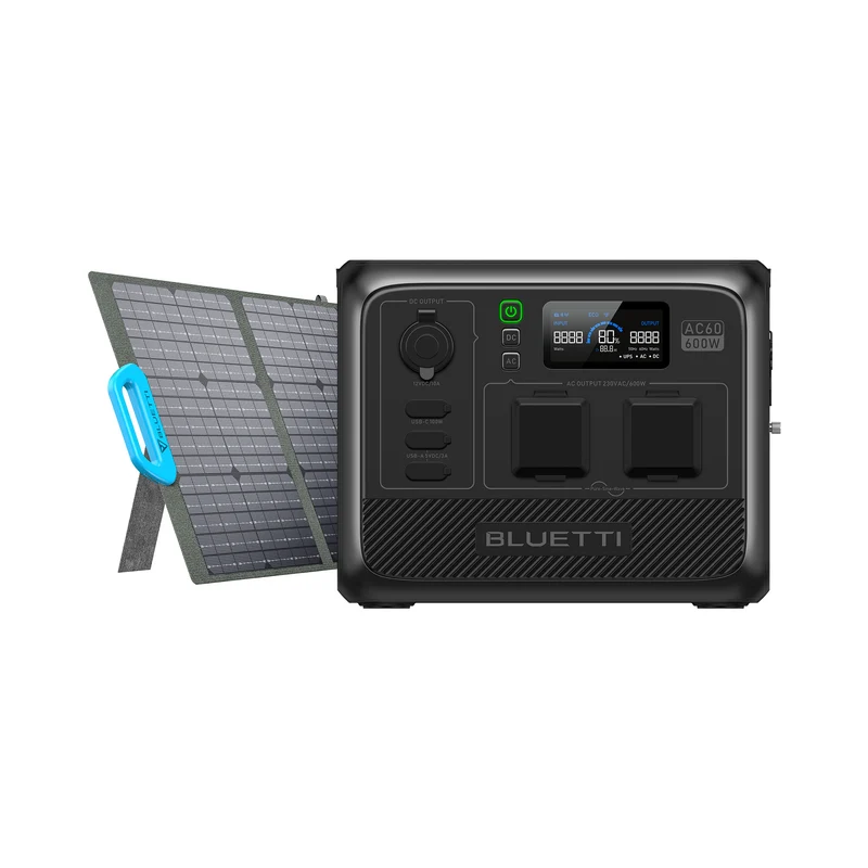 BLUETTI AC60 Station électrique portable | 600 W / 403 Wh（AMZ）