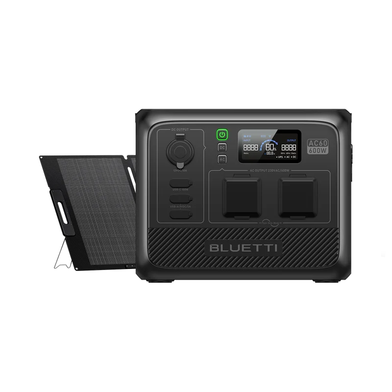 BLUETTI AC60 Station électrique portable | 600 W / 403 Wh（AMZ）