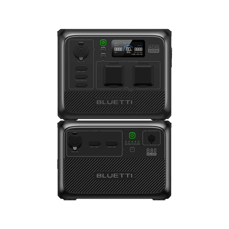 BLUETTI AC60 Station électrique portable | 600 W / 403 Wh（AMZ）