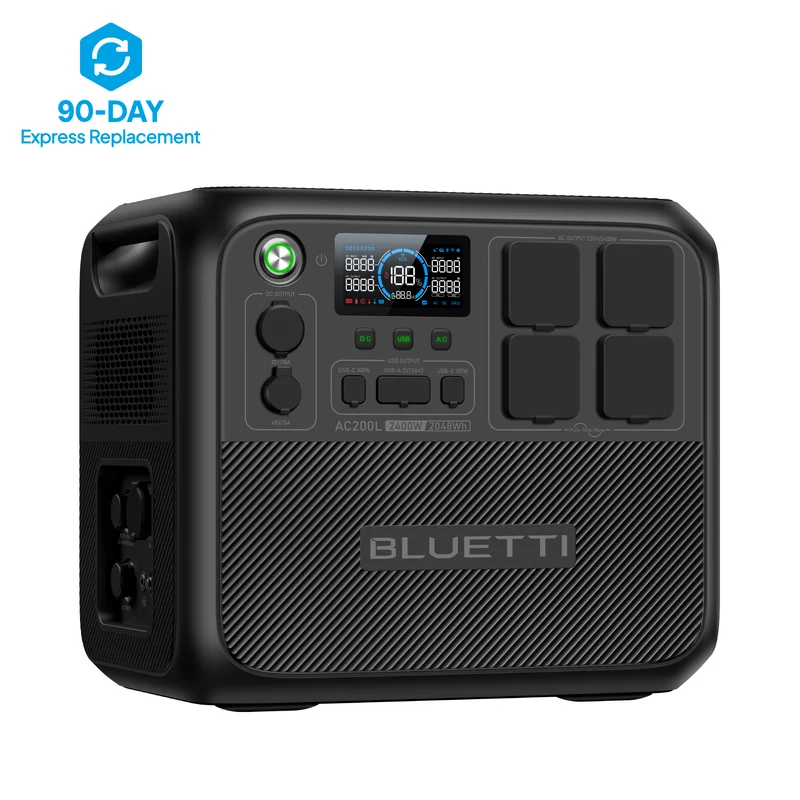 BLUETTI AC200L Station électrique portable | 2400 W, 2048 Wh