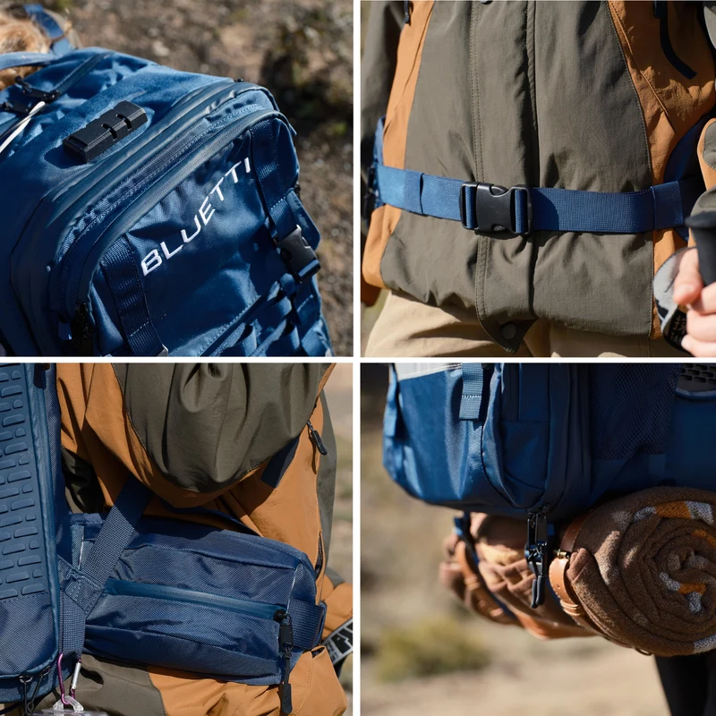 BLUETTI Handsfree 2 Sac à dos d‘alimentation Portable | 700 W, 512 Wh