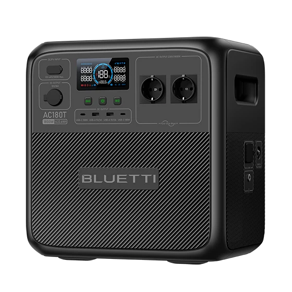 BLUETTI AC180T Solar Portable Power Station | 1.800W 1.433Wh