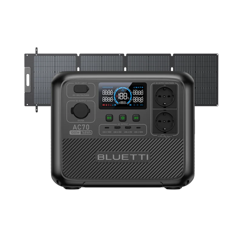 BLUETTI AC70 Portable Power Station | 1000W 768Wh