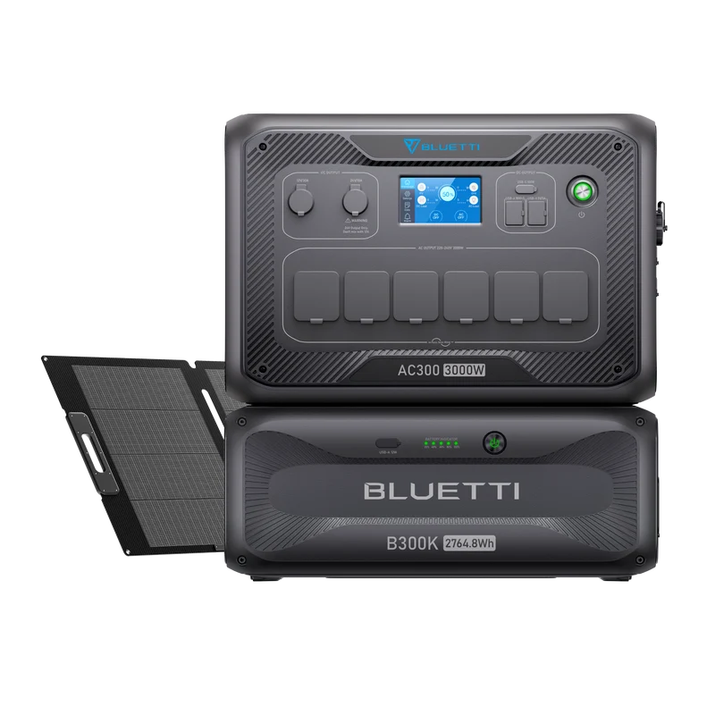 BLUETTI AC300 + B300K Batterie de secours domestique | 3 000 W / 2 764,8 Wh（Amazon）