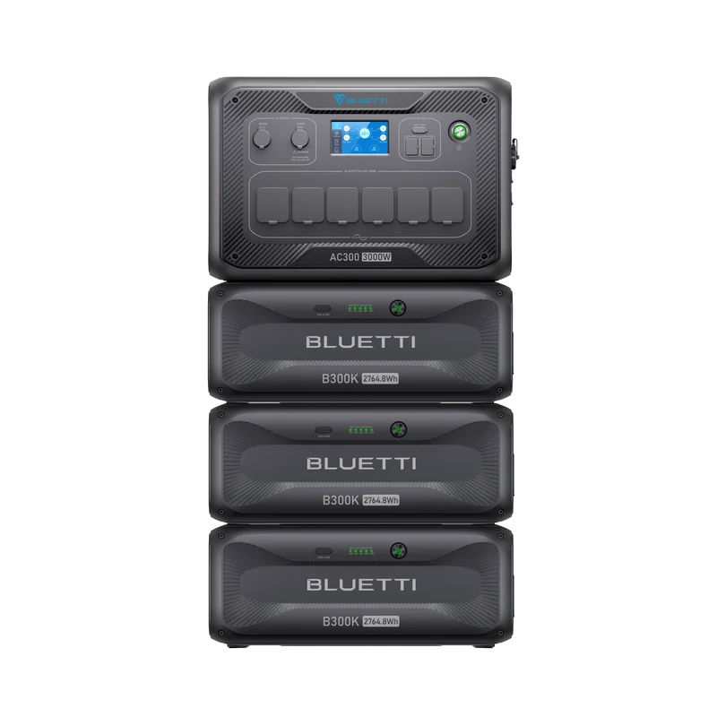 BLUETTI AC300 + B300K Batterie de secours domestique | 3 000 W / 2 764,8 Wh（Amazon）