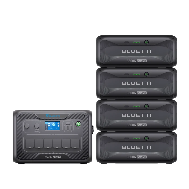 BLUETTI AC300 + B300K Batterie de secours domestique | 3 000 W / 2 764,8 Wh（Amazon）