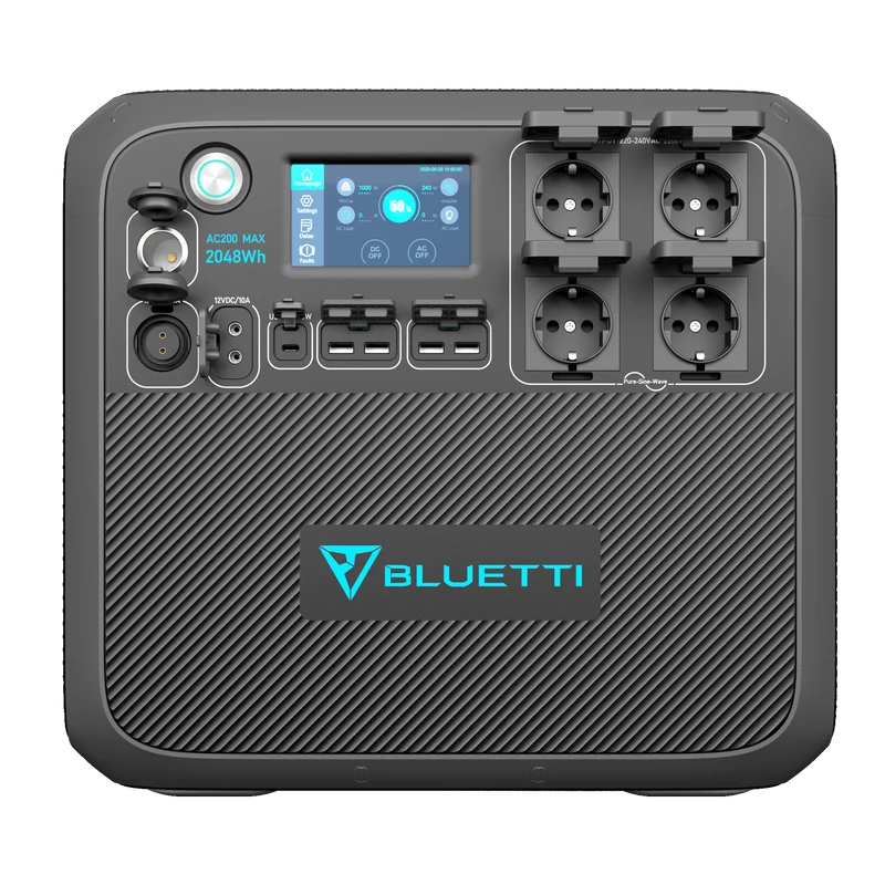 BLUETTI AC200MAX + PV200 Groupe électrogène solaire
