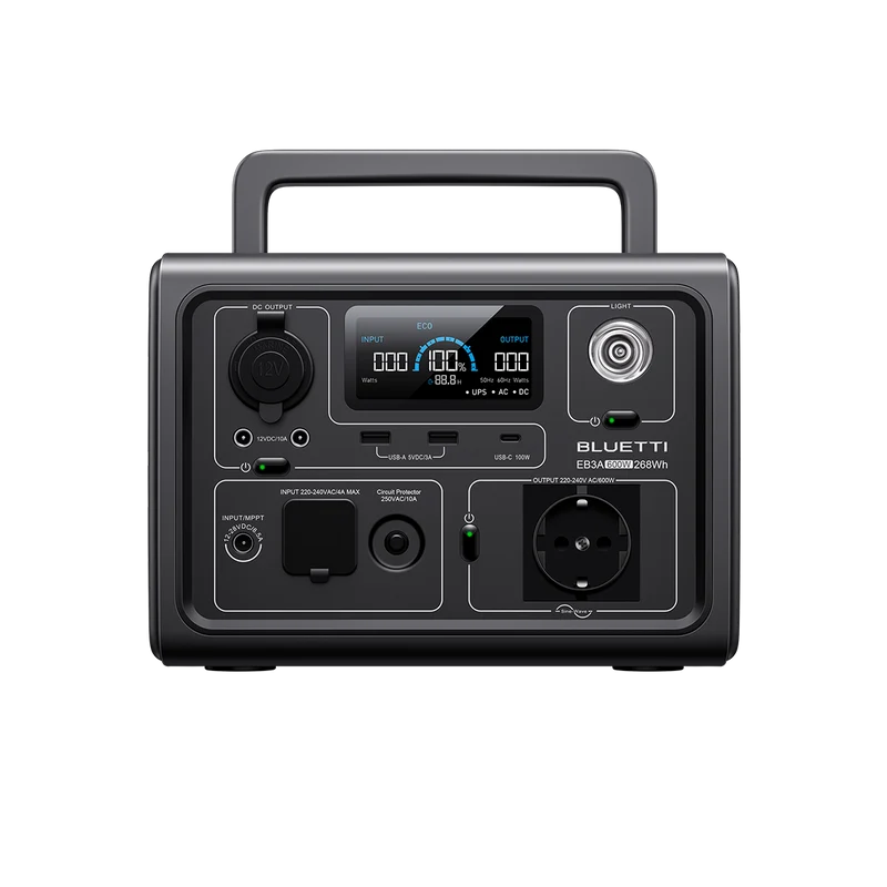 BLUETTI EB3A Station électrique portable | 600 W / 268 Wh - Occasion